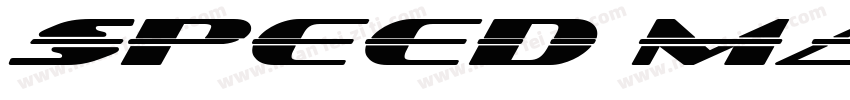 SPEED MAN Regular字体转换
